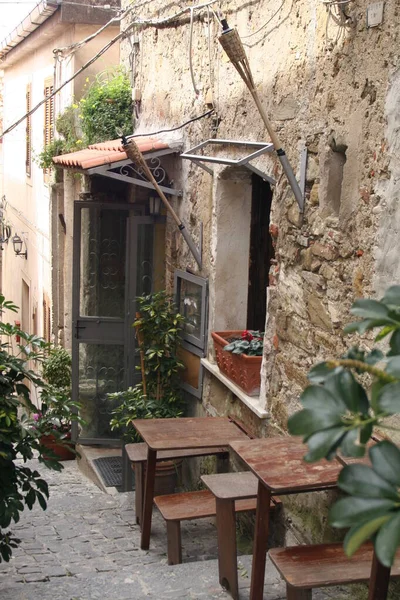 Old Building Alley Old Town Agricola Cilento National Park Salerno — 스톡 사진