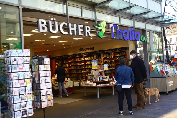 Paderborn North Rhine Westphalia Germany March 2022 Retail Shop Bookstore — 图库照片