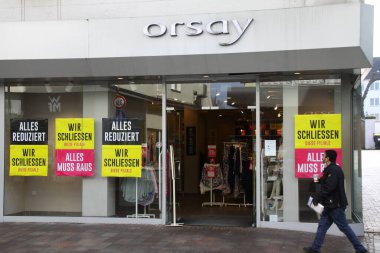 Paderborn, Kuzey Ren Westphalia, Almanya, 16 Mart 2022, Paderborn 'daki orsoy dükkanı.,