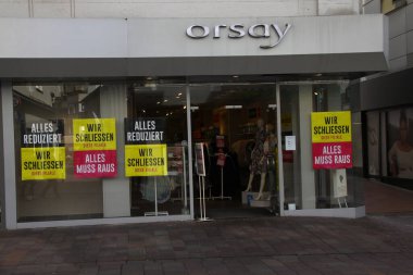 Paderborn, Kuzey Ren Westphalia, Almanya, 16 Mart 2022, Paderborn 'daki orsoy dükkanı.,