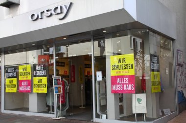 Paderborn, Kuzey Ren Westphalia, Almanya, 16 Mart 2022, Paderborn 'daki orsoy dükkanı.,