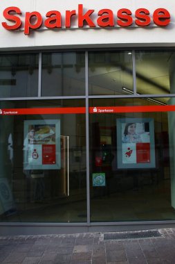 Paderborn, Kuzey Ren-Vestfalya, Almanya, yönetim binası, merkez tasarruf bankası, Sparkasse Paderborn-Detmold, 14 Kasım. 2020
