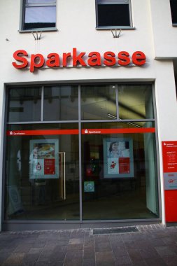 Paderborn, Kuzey Ren-Vestfalya, Almanya, yönetim binası, merkez tasarruf bankası, Sparkasse Paderborn-Detmold, 14 Kasım. 2020