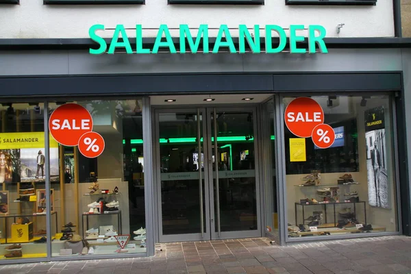 Paderborn Nrw Germany June 2022 View Entrance Area Salamander Shoe — 图库照片