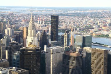 New York, New York, Amerika Empire State binasından Manhattan 'ın ufuk çizgisine kadar,