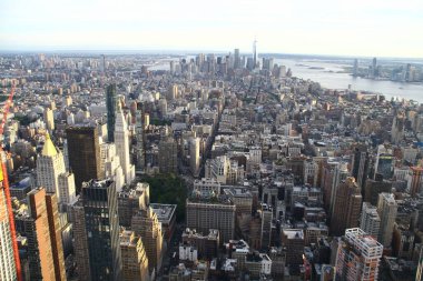 New York, New York, Amerika Empire State binasından Manhattan 'ın ufuk çizgisine kadar,