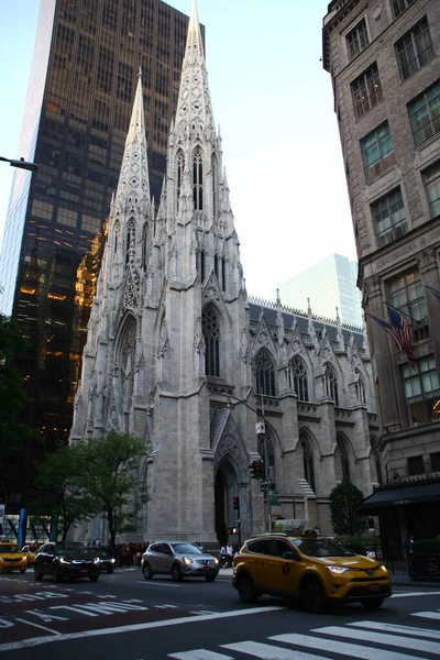 New York New York Usa Famous Saint Patricks Cathedral — Stock Photo, Image