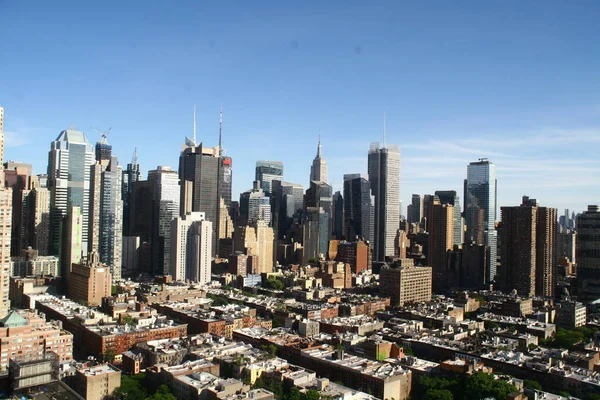 Nowy Jork Nowy Jork Usa Widok Empire State Building Panoramy — Zdjęcie stockowe