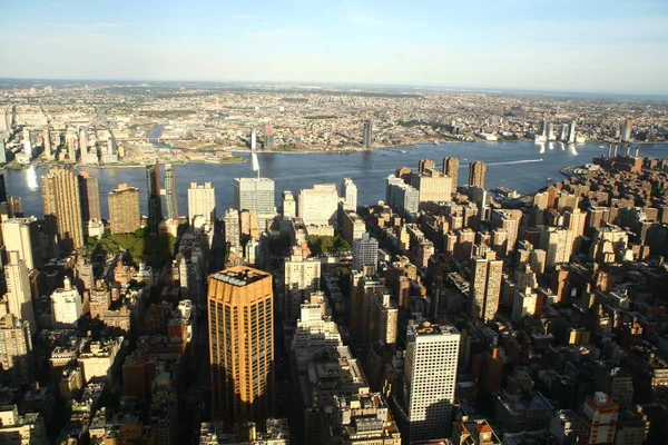 New York New York Usa View Empire State Building Skyline — 스톡 사진