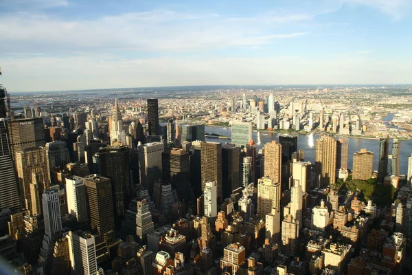 Nowy Jork Nowy Jork Usa Widok Empire State Building Panoramy — Zdjęcie stockowe