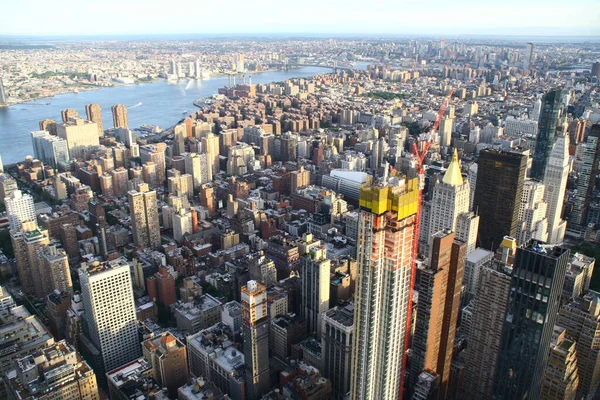 Nueva York Nueva York Vista Desde Edificio Empire State Hasta — Foto de Stock