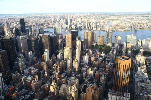 Nowy Jork Nowy Jork Usa Widok Empire State Building Panoramy — Zdjęcie stockowe