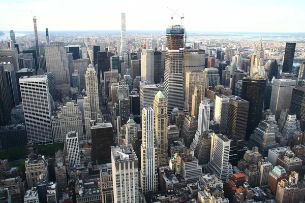 Nowy Jork Nowy Jork Usa Widok Empire State Building Panoramy — Zdjęcie stockowe