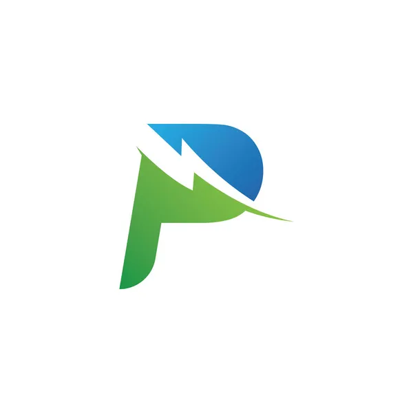 Litera Logo Power — Wektor stockowy