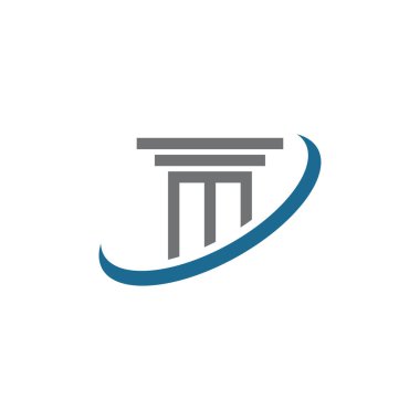 sütun logo vektör şablonu