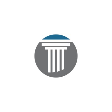 sütun logo vektör şablonu