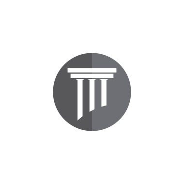 sütun logo vektör şablonu