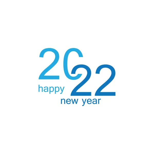 Boldog Évet 2022 Szöveges Tervezés 2022 Üzleti Napló Borítója Kívánságokkal — Stock Vector