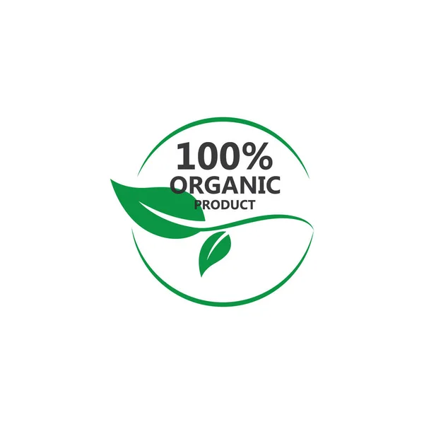 Organic Prodotto Etichetta Segno Vettoriale — Vettoriale Stock