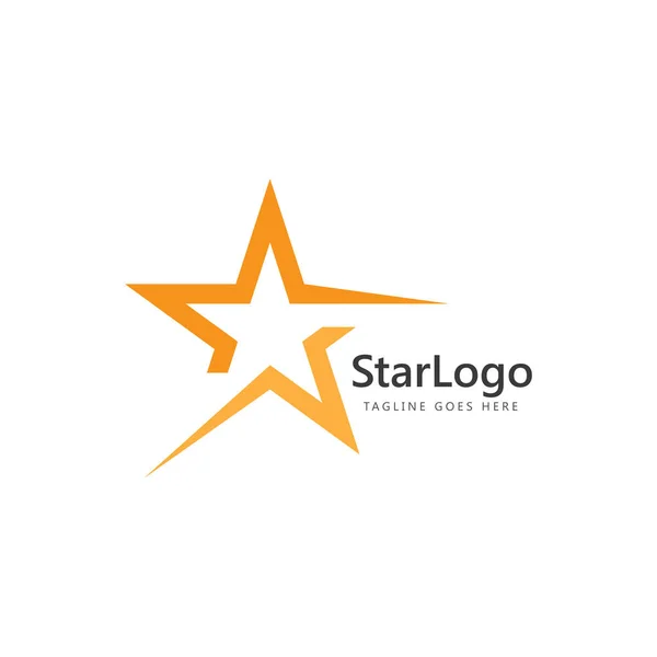 Estrela Abstrato Logotipo Ícone Vetor Modelo —  Vetores de Stock