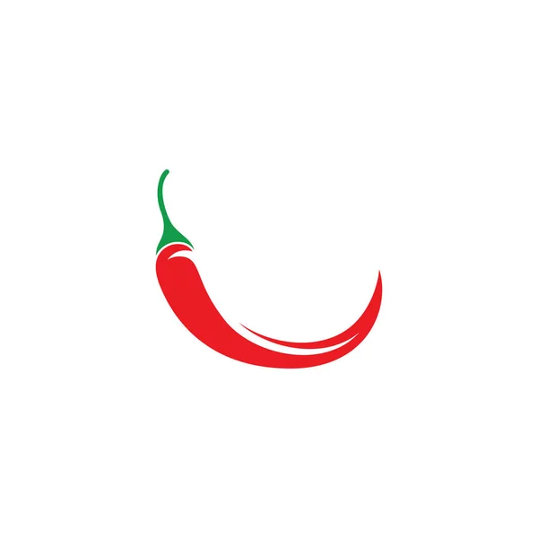 Cabai Panas Dan Pedas Vektor Makanan Logo Desain Inspirasi Untuk - Stok Vektor