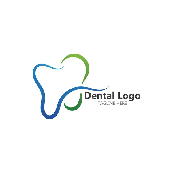 Векторный Шаблон Логотипа Зубной Помощи — стоковый вектор