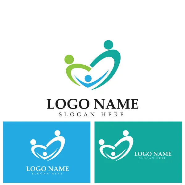 Vector Logotipo Family Care Foundation — Vector de stock