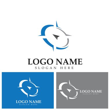 Pusula gülü manyetik pusula yön bulma simgesi