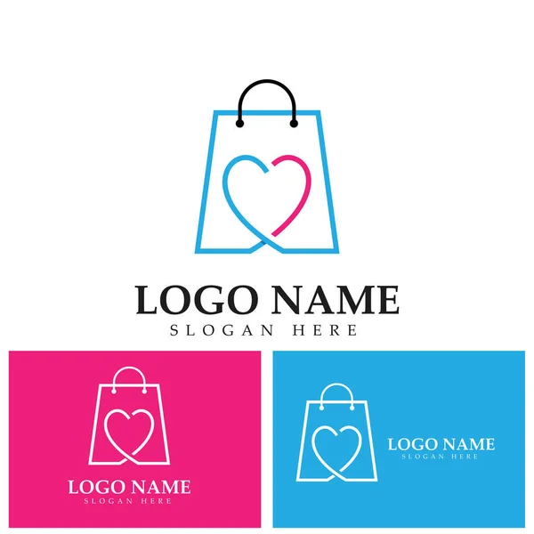 Logotipo Amor Vector Logo — Vector de stock