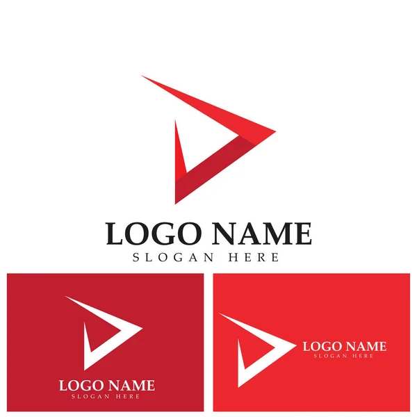 Letra Logotipo Ícone Design Elementos Modelo — Vetor de Stock