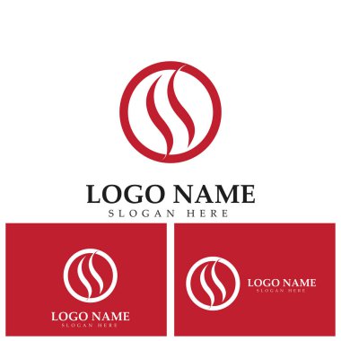 S Logosu. S harfi logo tasarım şablonu