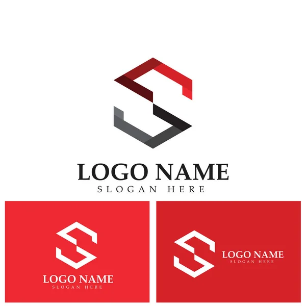 Logo Carta Icono Del Logotipo Plantilla Diseño — Vector de stock