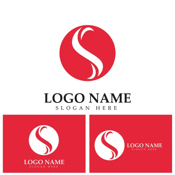 Logo Lettera Logo Icona Modello Design — Vettoriale Stock