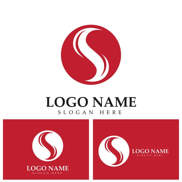 Logo Lettera Logo Icona Modello Design — Vettoriale Stock