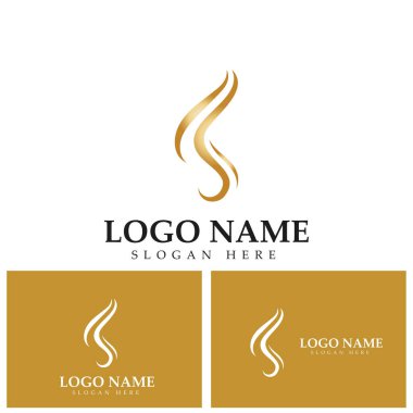 Saç logosu şablon vektör resimleme tasarımı