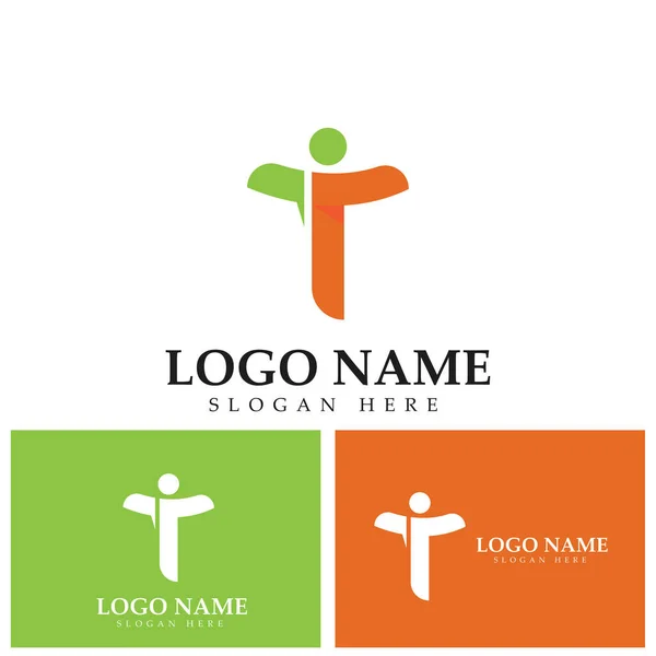 Letter Logo Icon Design Element Template — Vetor de Stock