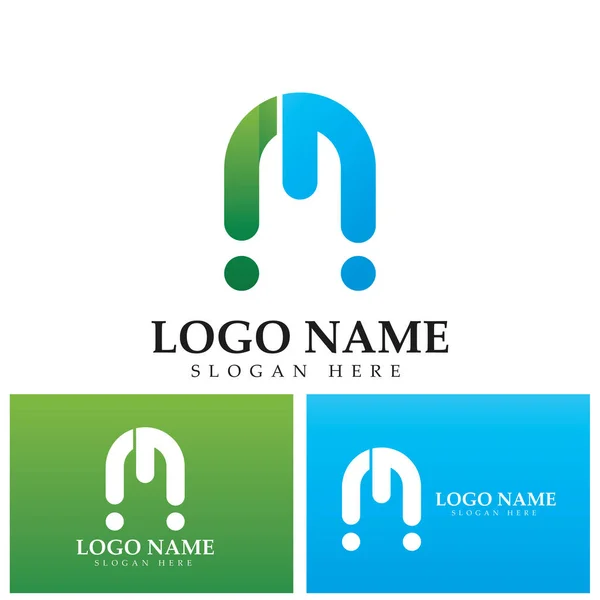 Letter Logo Icon Design Element Template — Archivo Imágenes Vectoriales