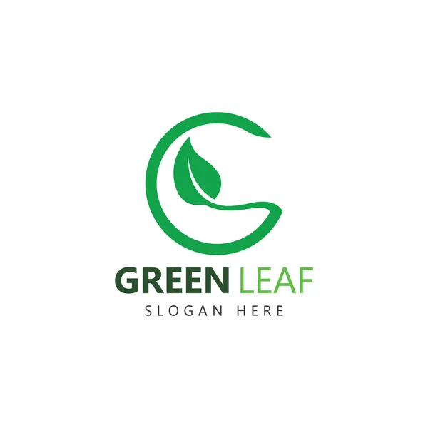 G yaprağı simgesi logo tasarımı kavramı
