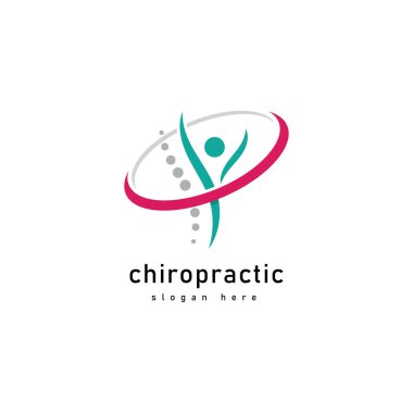 Yaratıcı Kayropraktik Konsept Logo Tasarım Şablonu