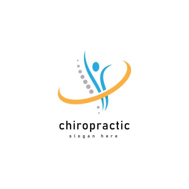 Yaratıcı Kayropraktik Konsept Logo Tasarım Şablonu