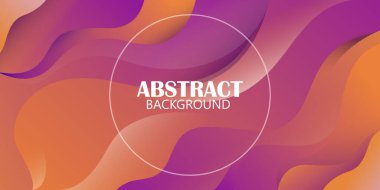 Kadın izleyiciler için soyut renkli yay vektör şablonu. Bilim, teknoloji, fitness, güzellik ve makyaj için pankart