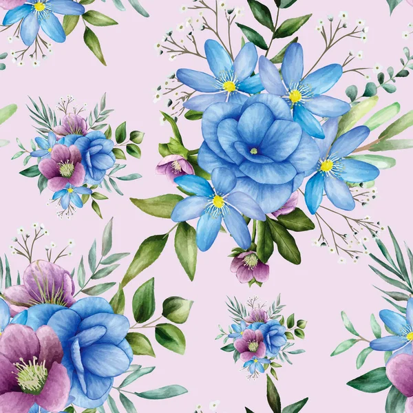 Zarif suluboya çiçekleri ve pürüzsüz desenler bırakıyor