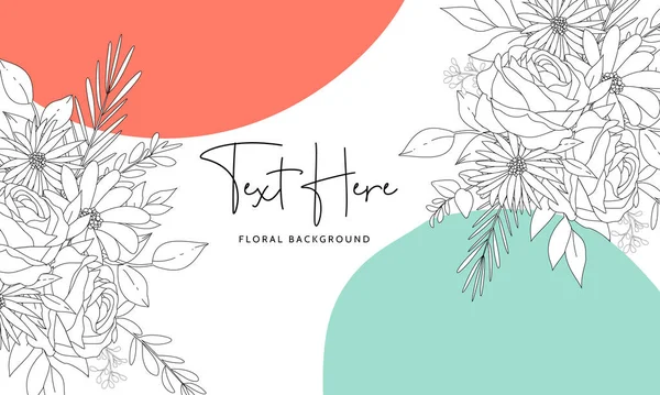 Simple Floral Background Peri Color Abstract — Vettoriale Stock