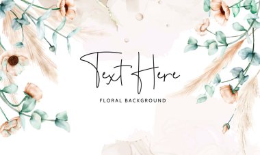 elegant vintage floral background design
