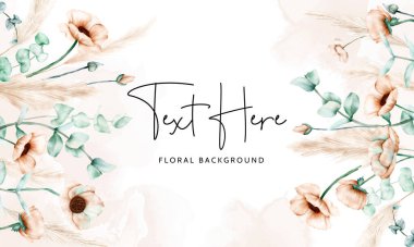 elegant vintage floral background design