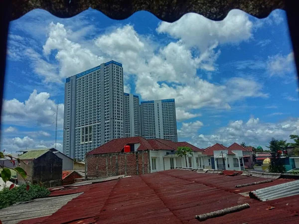 Modern Building Jakarta City Sunny Day — Stock Photo, Image