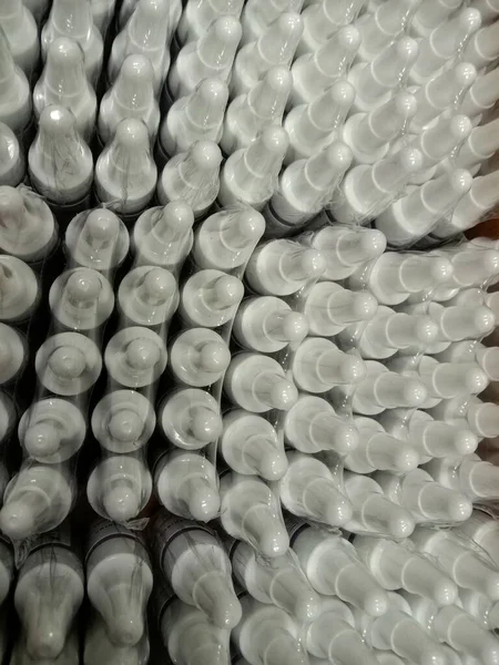 Few Bottles Cardboard — Stock Photo, Image