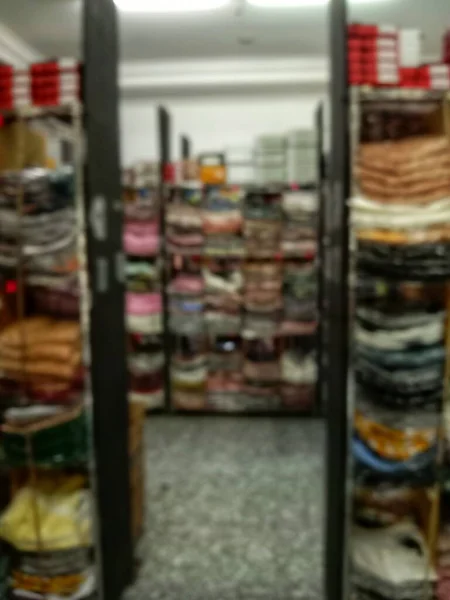Blurry Picture Situation Warehouse — Stockfoto