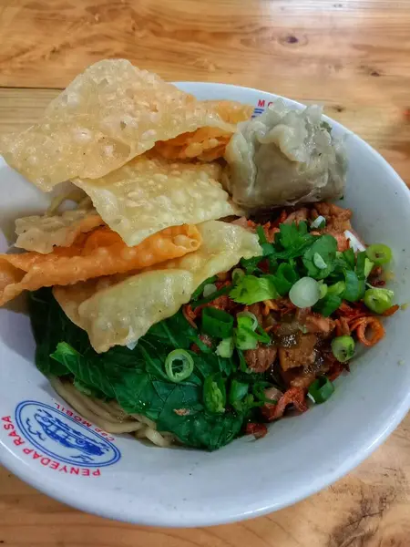 Fideos Pollo Alimento Hecho Harina — Foto de Stock