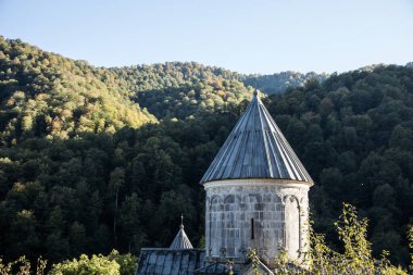 Ormandaki eski Haghartsin Kilisesi.